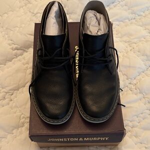 Johnston & Murphy Black Chukka Boots